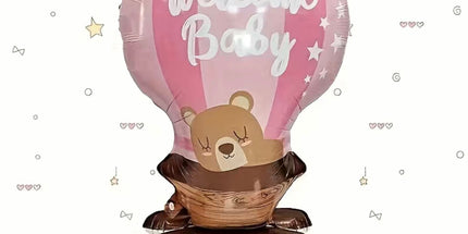 Balon folija - Welcome baby, pink 90cm