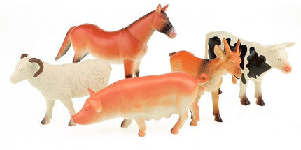 Premium Bauernhof-Tierset – 5-teilig, 13–15 cm, Animal World
