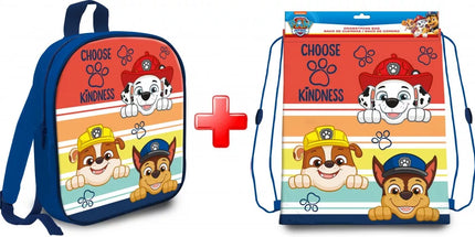 Paw Patrol Rucksack & Sportbeutel Set – 2-teilig, Blau