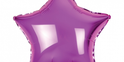 Balon folija Zvezda, roza barva, 46cm