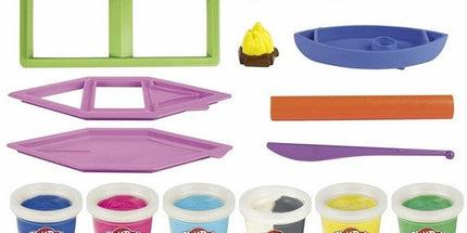 Play-Doh Set Camping – 23-teiliges Knetset für kreatives Spielen