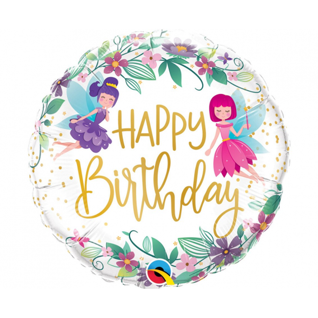 Balon folija - "Happy Birthday" Vile, 46cm