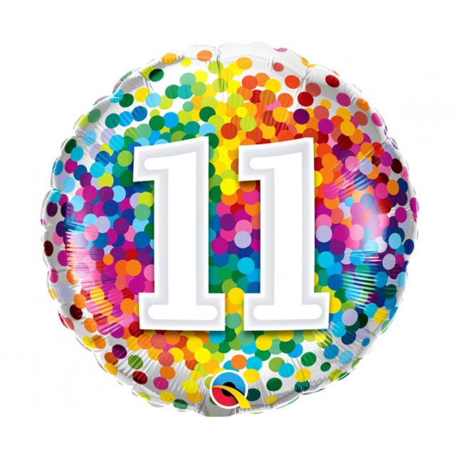 Balon folija - Številka 11, 46cm 