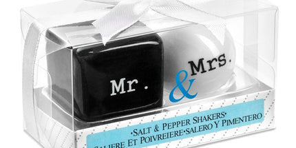 Salz- & Pfefferstreuer Mr & Mrs – Keramik, 2-teilig
