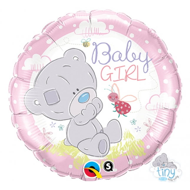 Balon folija - Baby Girl, medvedek