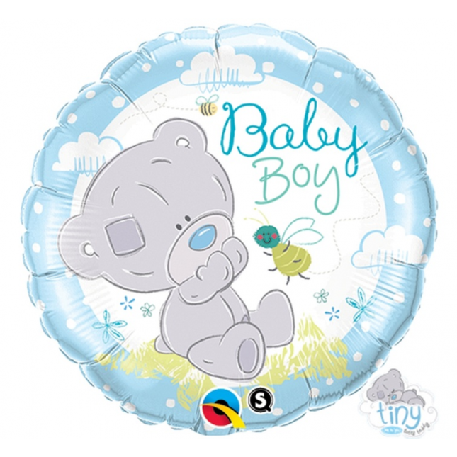 Balon folija za baby shower - Baby boy medvedek