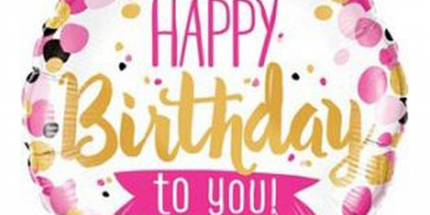 Balon folija - Happy Birthday to you