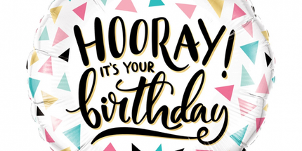 Balon folija - "Hooray"