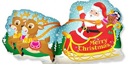 Balon folija - Božiček, 60cm