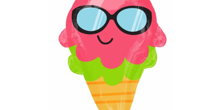 Balon folija - Sladoled, 53cm