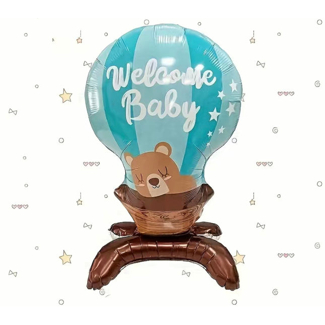 Balon folija - Welcome baby, modern 90cm