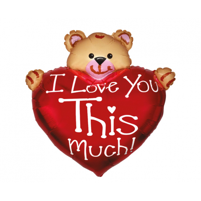 Balon folija - Medvedek, 35cm