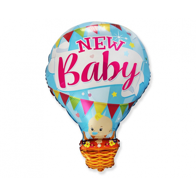 Balon folija za baby shower - New baby 