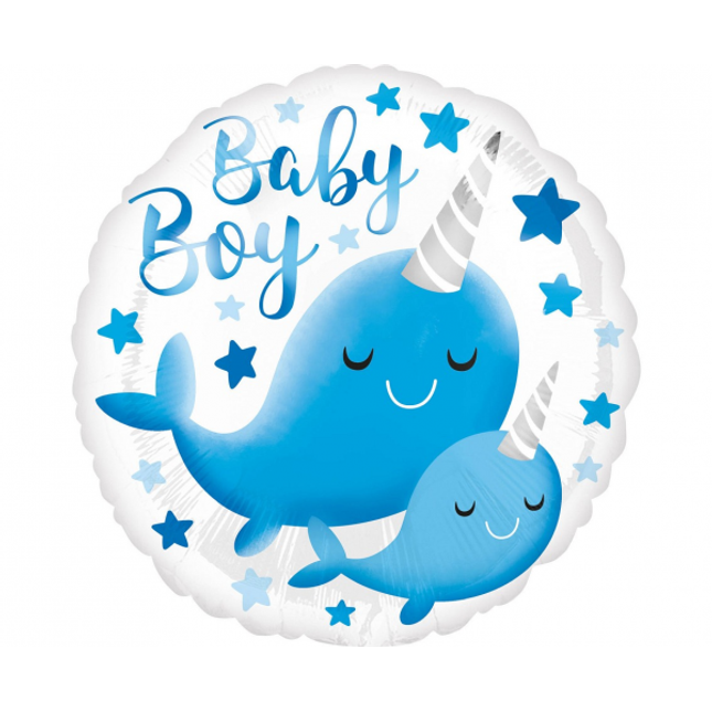 Balon folija - Baby Boy, narval