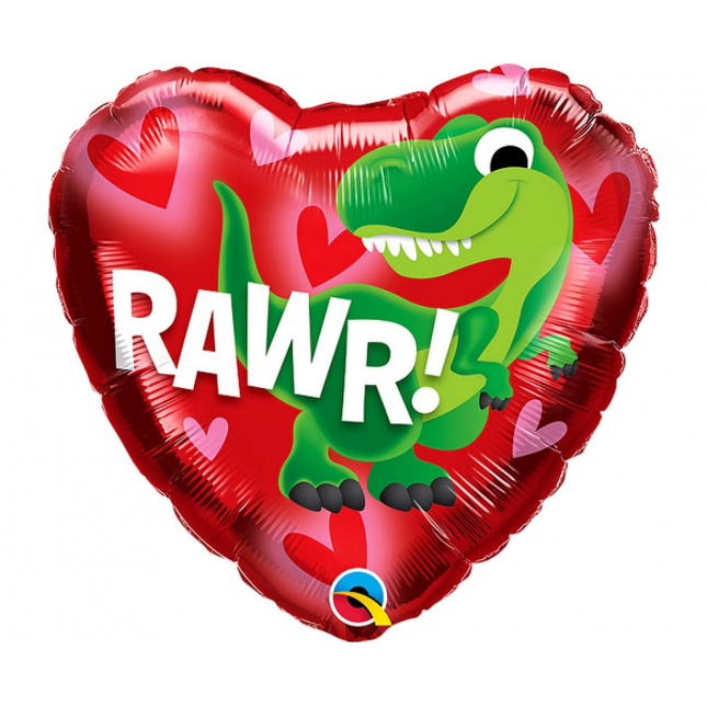 Balon folija - Srček Dino 