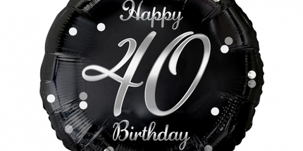 Balon folija za 40. rojstni dan