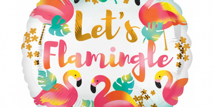 Balon folija - Let's Flamingle