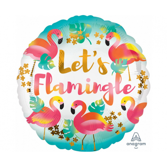 Balon folija - Let's Flamingle