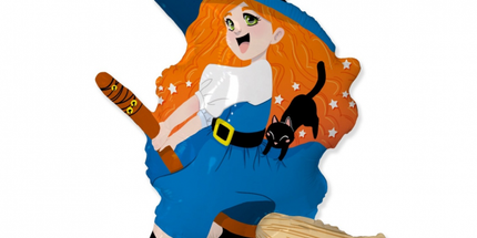 Balon folija - Čarovnica, 60cm