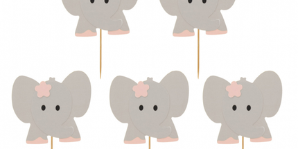 Zobotrebčki - Slonček, roza barva