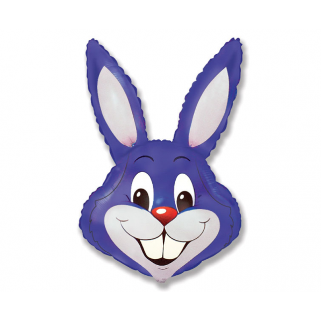 Balon folija Zajec, vijolična barva, 60cm