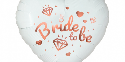 Balon folija - Bride to Be, srce