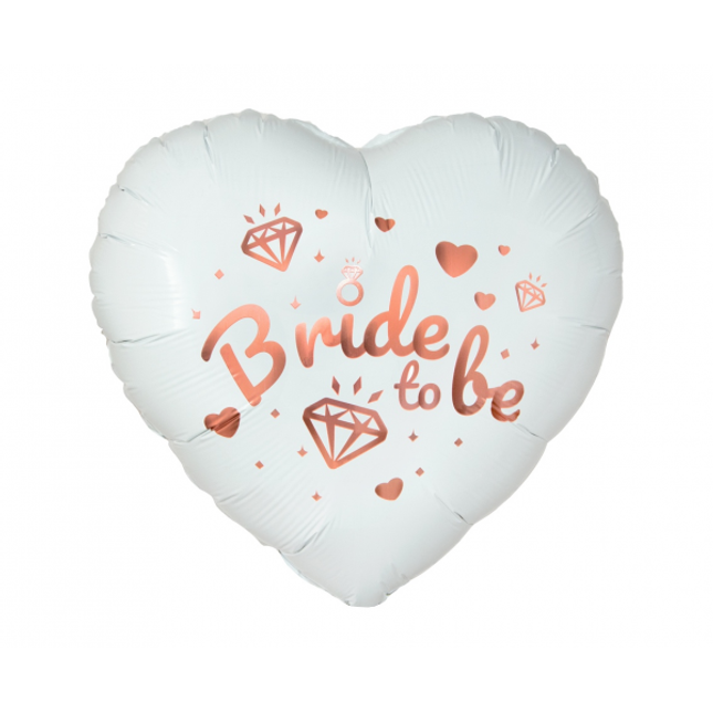 Balon folija - Bride to Be, srce