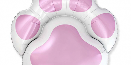 Balon folija - Tačka, roza barva