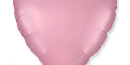 Balon folija - Srce, satin pink barva