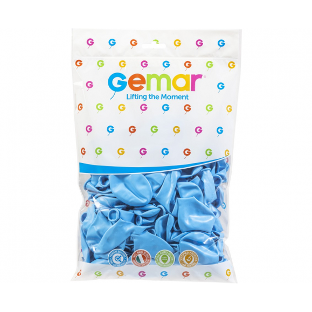 Balon iz lateksa, modra barva , 30cm, 10 balonov - Mojbalon