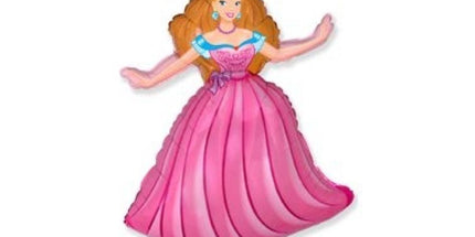 Balon folija - Princesa - pink, 35cm