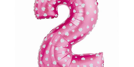 Balon folija - številka 2, srčki