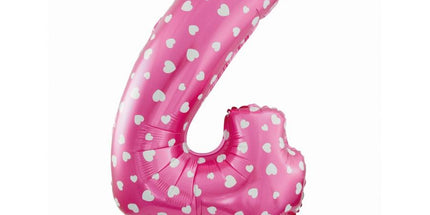 Balon folija - številka 4, srčki