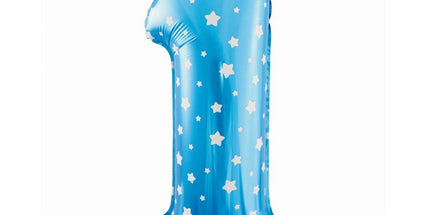 Balon folija - številka 1, zvezdice