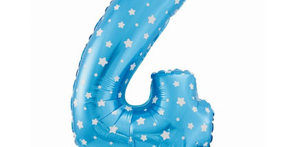 Balon folija - številka 4, zvezdice