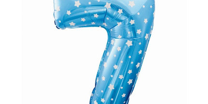 Balon folija - številka 7, zvezdice