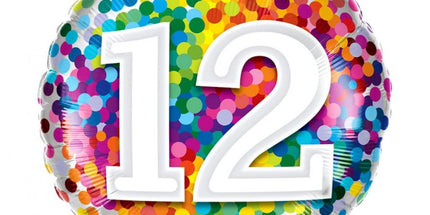 Balon folija - Številka 12, 46cm