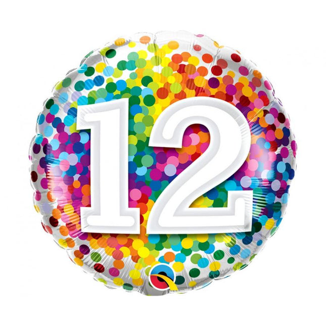 Balon folija - Številka 12, 46cm