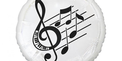 Balon folija - Glasbene note