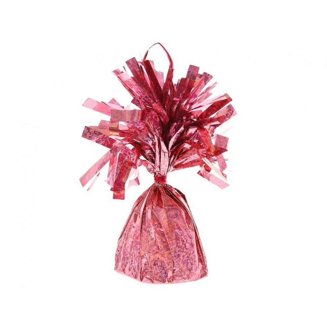 Utež za balone, holografska roza zlata barva