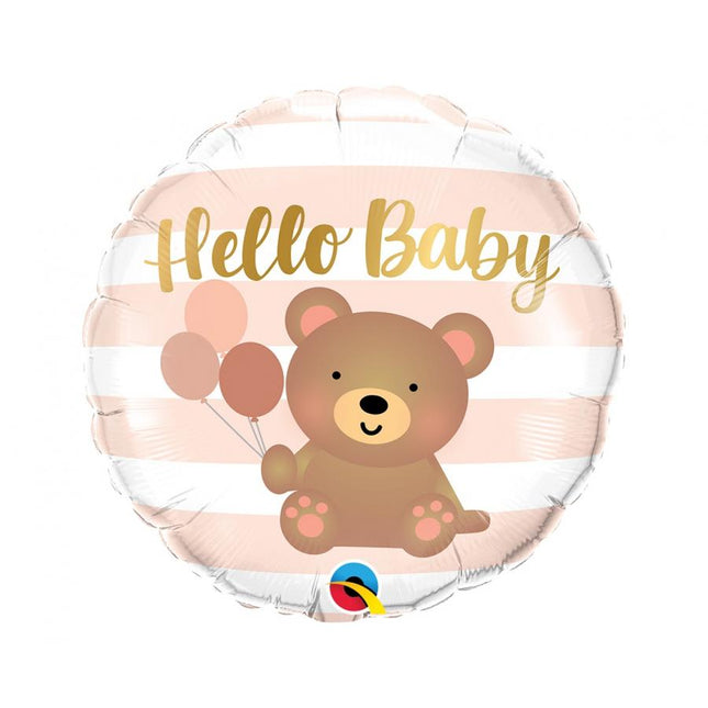 Balon folija - Hello Baby, medvedek, 46cm