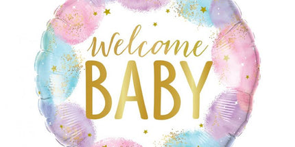 Balon folija - Welcome baby, 46cm