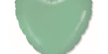 Balon folija - Srce, pastel mint