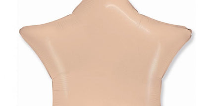 Balon folija - Zvezda, svetlo oranžna