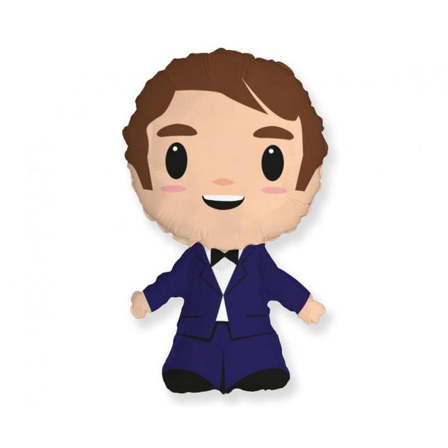 Balon folija - Ženin, 101cm