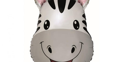Folienballon Zebra