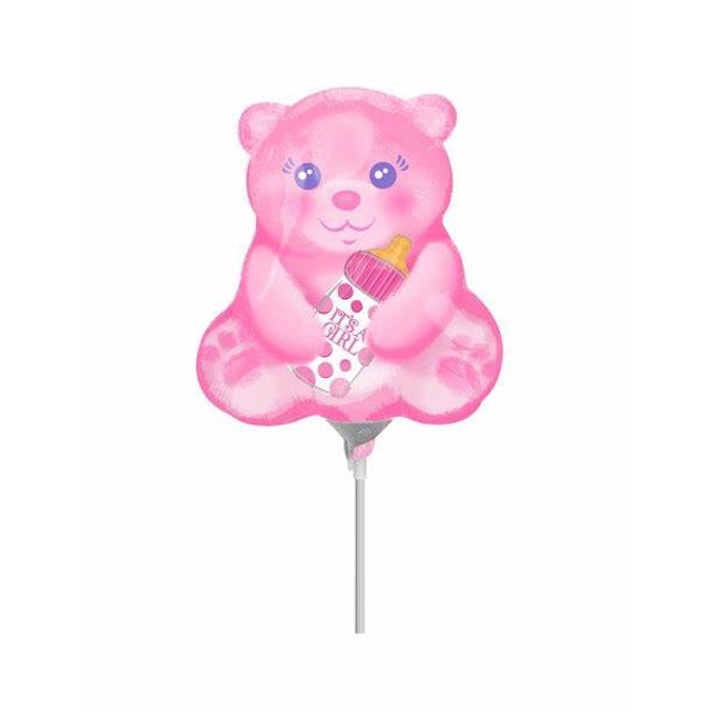Balon folija - Baby Girl Medvedek, 35cm