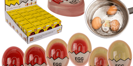 Eierkocher-Timer Ei-Form – Farbwechsel für weiche, mittlere oder harte Eier