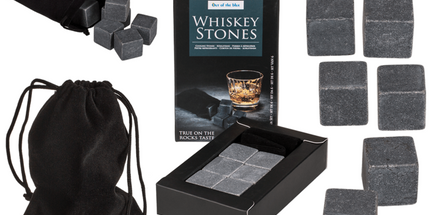 Whisky-Steine Set – 6 Kühlsteine mit eleganter Geschenkverpackung