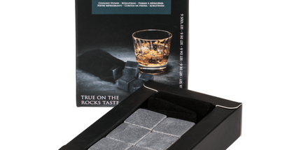 Whisky-Steine Set – 6 Kühlsteine mit eleganter Geschenkverpackung